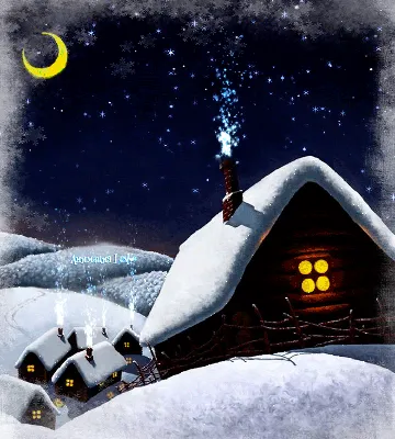 Зима это сказка - Зима - Повседневная анимация - Анимация - SuperGif