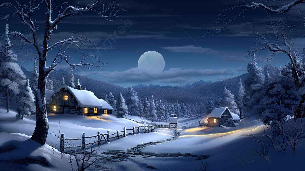 Анимация снежная и ландшафт зимы снега с сухим и рождественскими елками и  предпосылкой горы сток-видео - Видео насчитывающей рождество, сосенка:  78840689