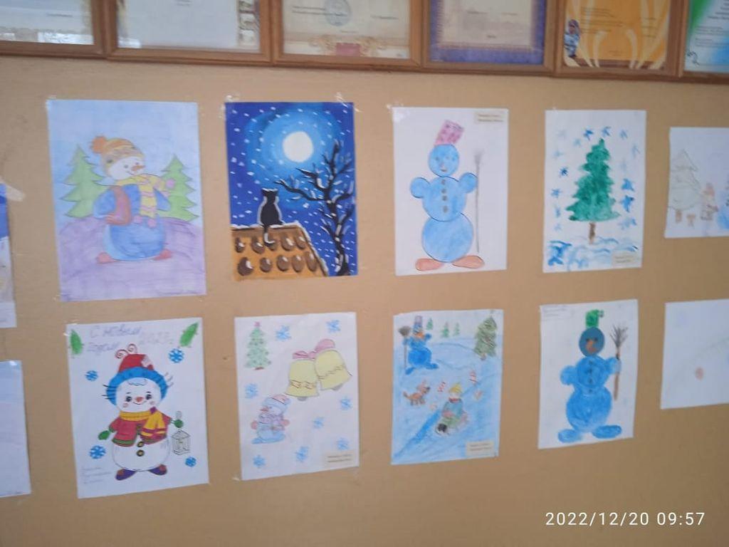 Рисунок зима для детей карандашом - 51 фото