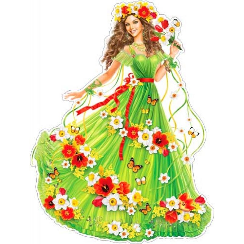 Рисунок Девушка-Весна №100364 - «Весна-красна!» (15.02.2024 - 22:42)