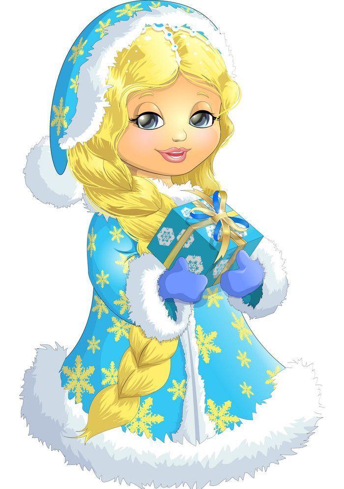 Малюнок дівчина-зима намальовані для дітей