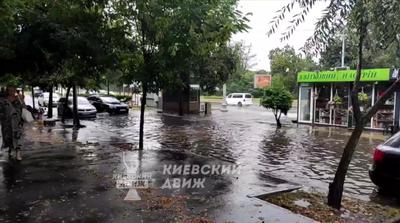В Киеве сегодня была гроза - в Киеве падал дождь с градом - Новости Киева -  24 Канал - 24 Канал