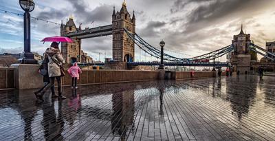 Дождь в лондоне фото