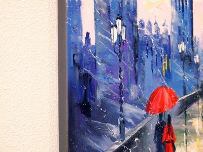 Купить картину Двое под зонтом в Лондоне на стену от 530 руб. в DasArt