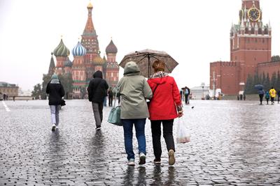 Картина Москва в дождь #3081 | Арт галерея GMOT