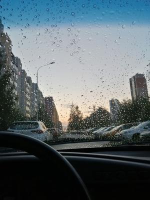 Машина капли дождя | Дождь, Природа, Обои