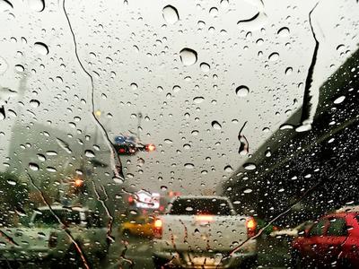 Вид из машины. дождь за окном. …» — создано в Шедевруме