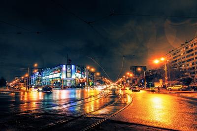 Дождь ночью (52 фото) - 52 фото