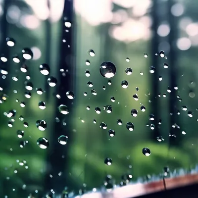 Капли Дождя Стекле Дождливая Погода Печальный День Темное Небо стоковое  фото ©Kukota 435345920