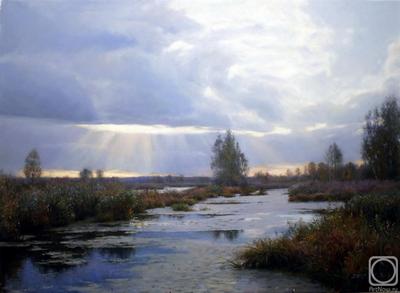 Рассвет над рекой: новое изображение в Full HD | Рассвет над рекой Фото  №1067915 скачать