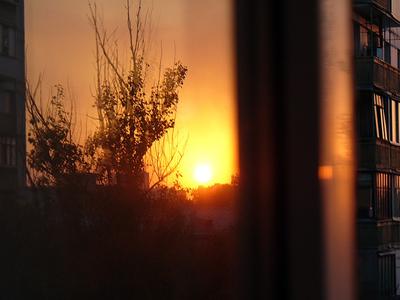 рассвет из окна в своей квартире :: Анатолий Калмыков – Социальная сеть  ФотоКто