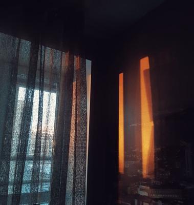 Необычный рассвет из моего окна (8 ФОТО)