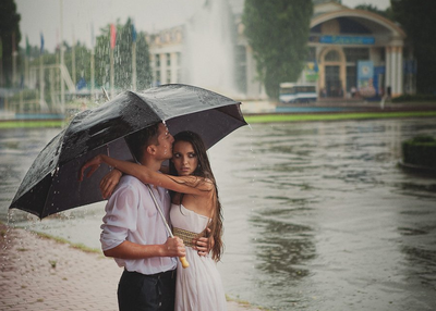 Как спасти фотосессию в дождь | Фотограф в Воронеже