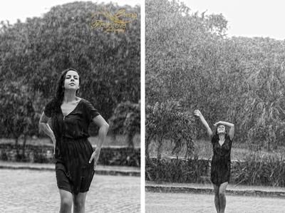 Девушка и дождь . Фотосессия в дождь . Прогулка под дождем. :: Zefir58 Verx  – Социальная сеть ФотоКто