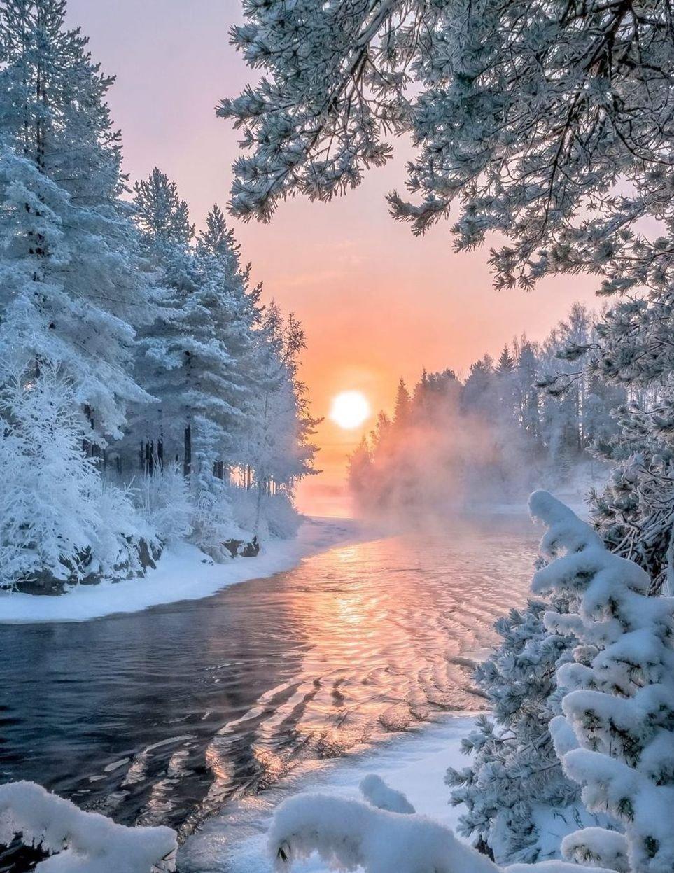 Красивые картинки зима в hd качестве на телефон
