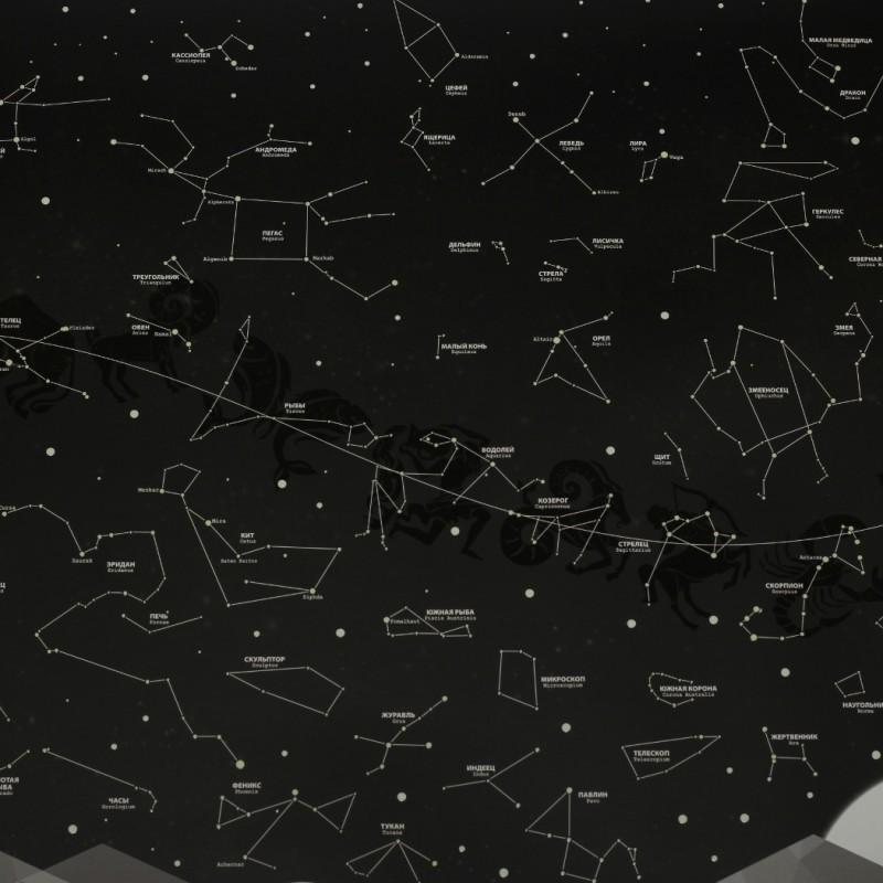 Star Light Map | Светящаяся карта звездного неба купить в магазине BADLAB