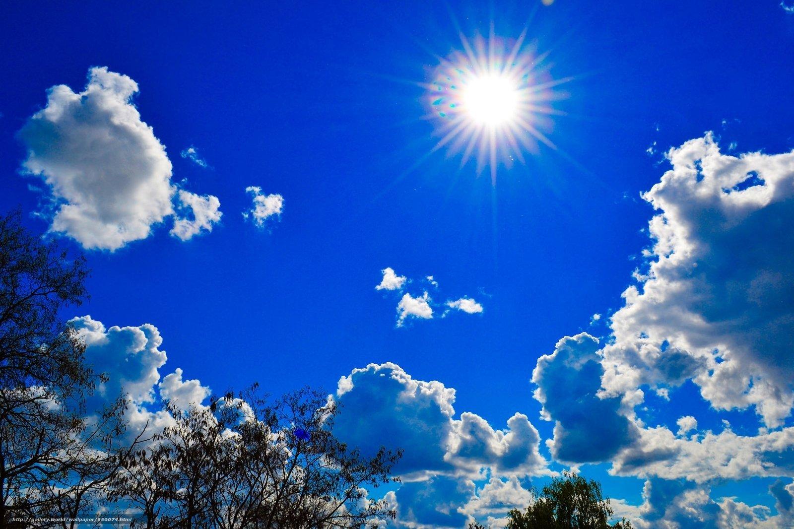 Голубое небо с облаками фон :: Стоковая фотография :: Pixel-Shot Studio