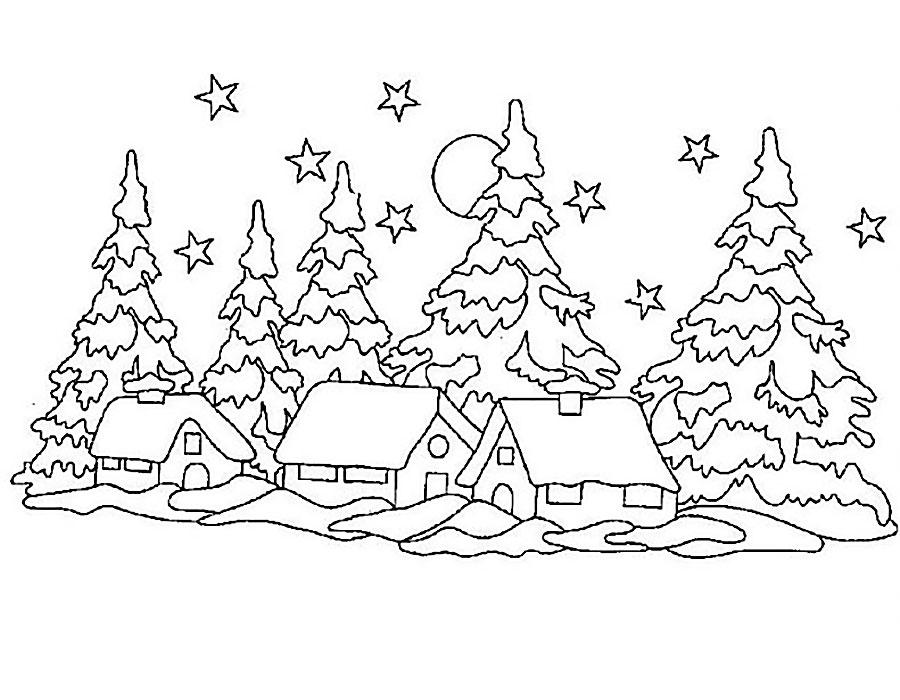 Раскраски Зимние забавы для детей 6 7 лет (39 шт.) - скачать или  распечатать бесплатно #14373