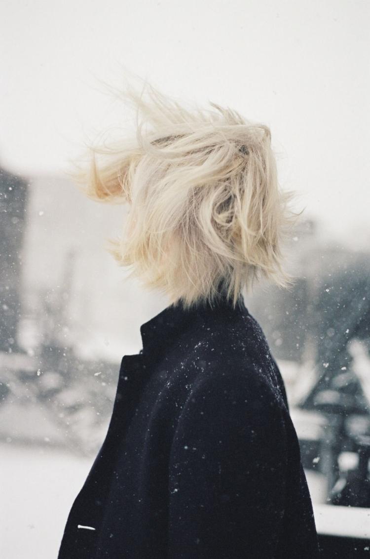 Молодая Блондинка Женщина Зима Стоковые Фотографии | FreeImages