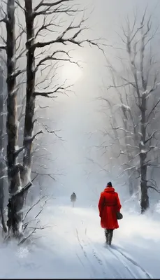 Девушка, бегущая по снегу на природе зимой Вид сзади Стоковое Фото -  изображение насчитывающей люди, парк: 163548968