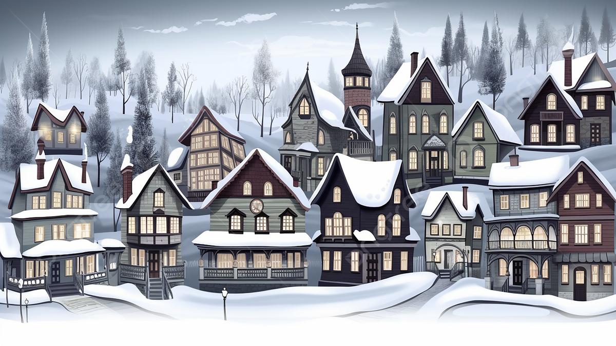 Зимний домик в Майнкрафт - VScraft