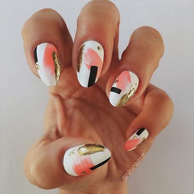 Маникюр гель-лаком: 100+ фото новинок дизайна ногтей Весна-Лето 2019 | Gel  polish nail art, Gel nail art, Pretty nail art designs