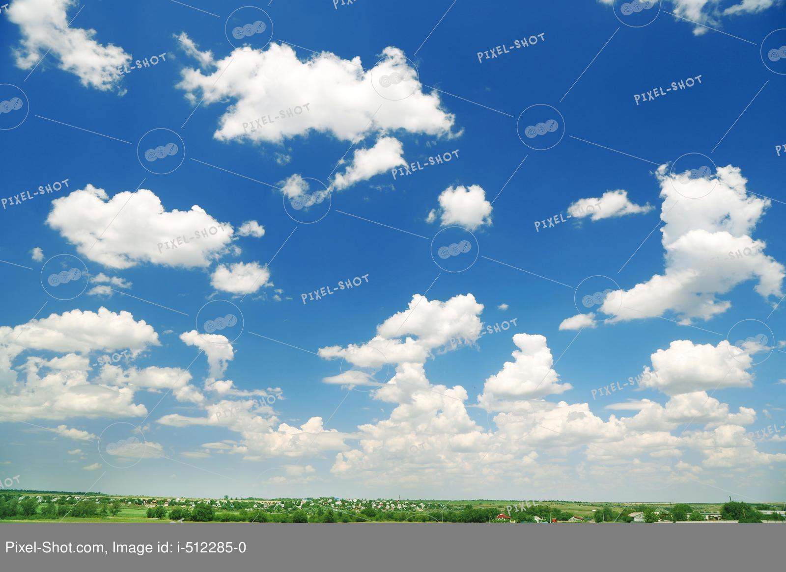 большое облако в голубом небе, картина голубого неба, голубое небо, облако  фон картинки и Фото для бесплатной загрузки