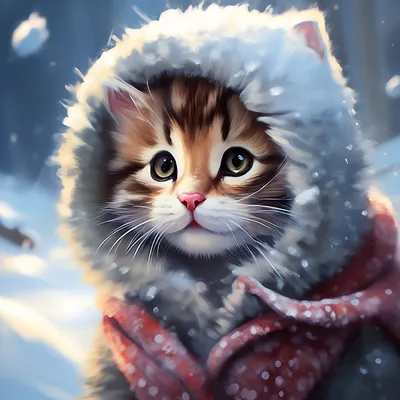 Кот Зима Снег Домашняя - Бесплатное фото на Pixabay - Pixabay