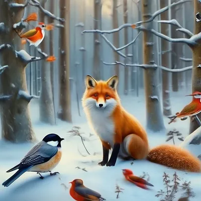Лесные животные. Зима – Sadko