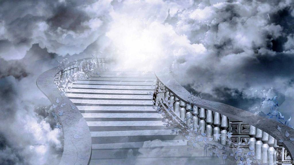 A Stairway to Heaven Background - Stairways Series - Stairway to Heaven  background wallpaper created with Generative AI technology Stock  Illustration | Adobe Stock