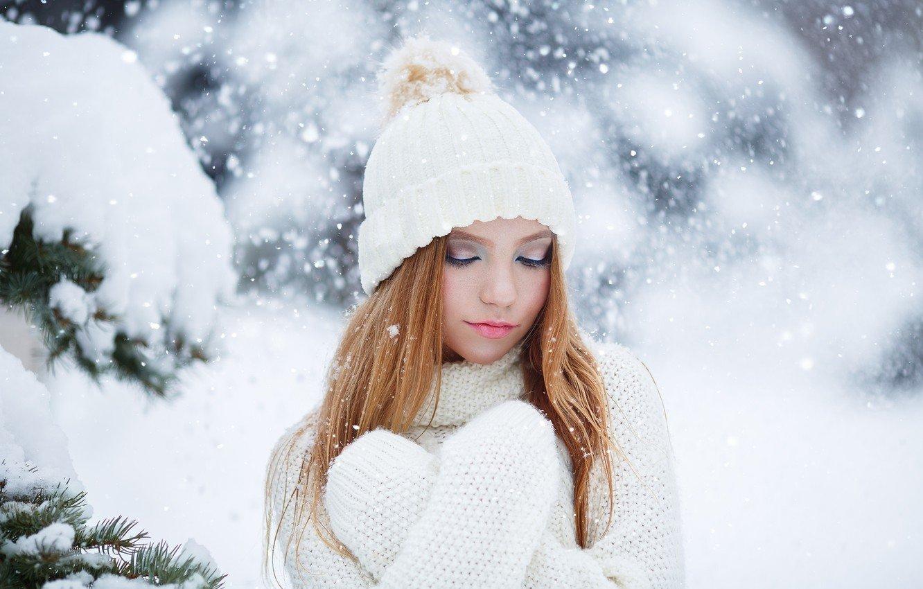 Картинки девушка зима (45 фото) » Картинки, раскраски и трафареты для всех  - Klev.CLUB