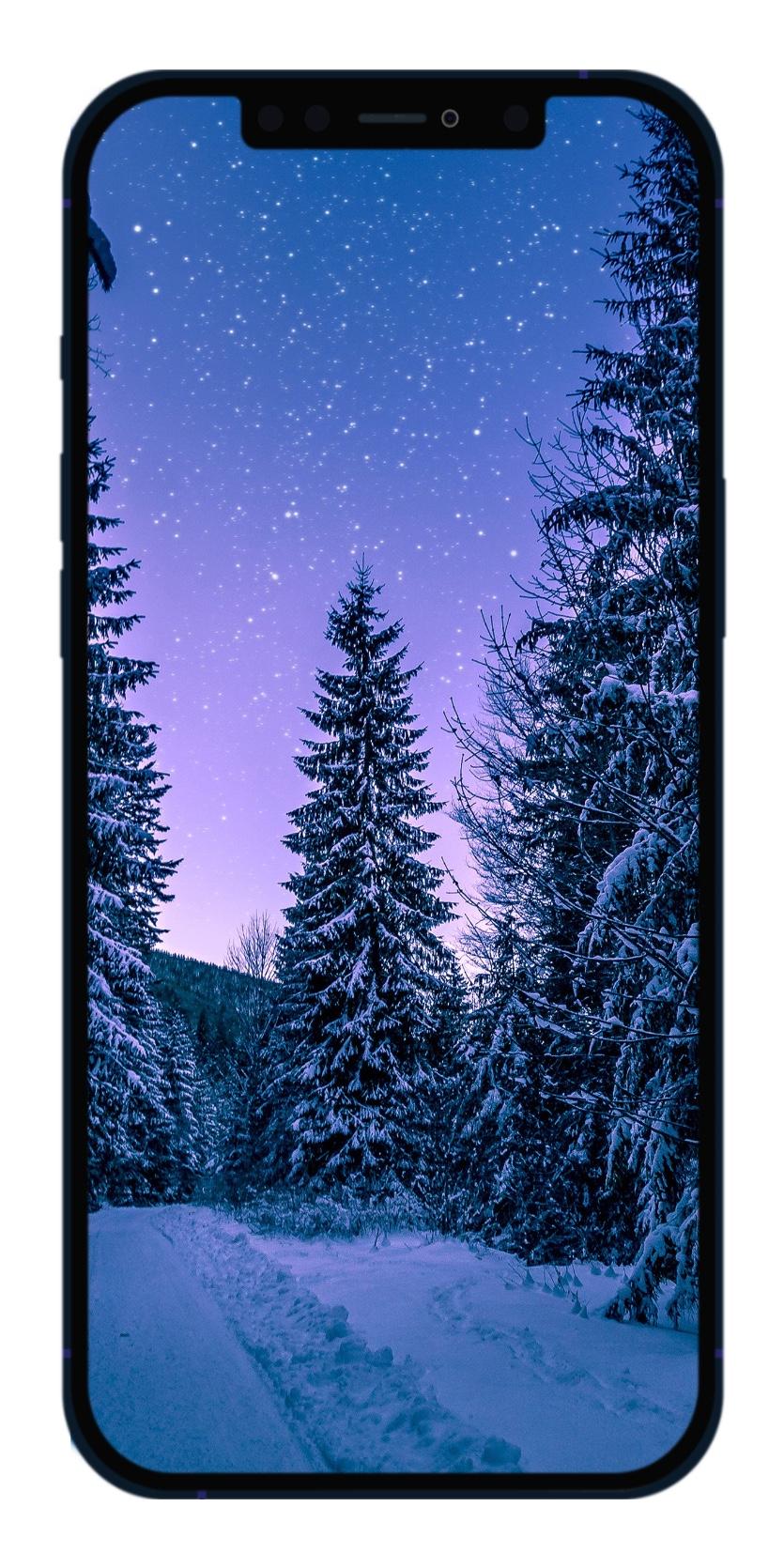 Картинки на заставку телефона зима - 68 фото