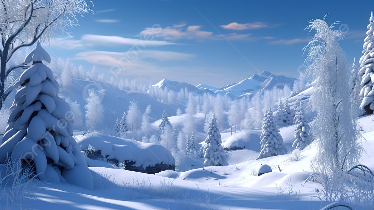 снежный пейзаж зимой обои на рабочий стол, анимированная картинка со  снегом, снег, животное фон картинки и Фото для бесплатной загрузки