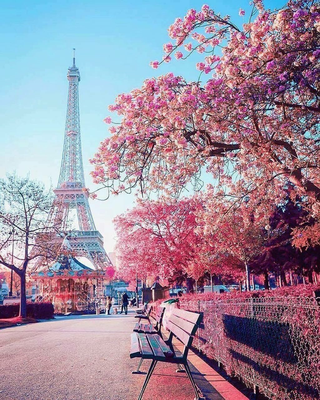 Картинки на рабочий стол весна в париже
