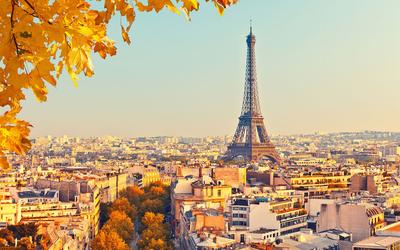 Обои на рабочий стол Осень в Париже / Paris, Франция / France, обои для рабочего  стола, скачать обои, обои бесплатно