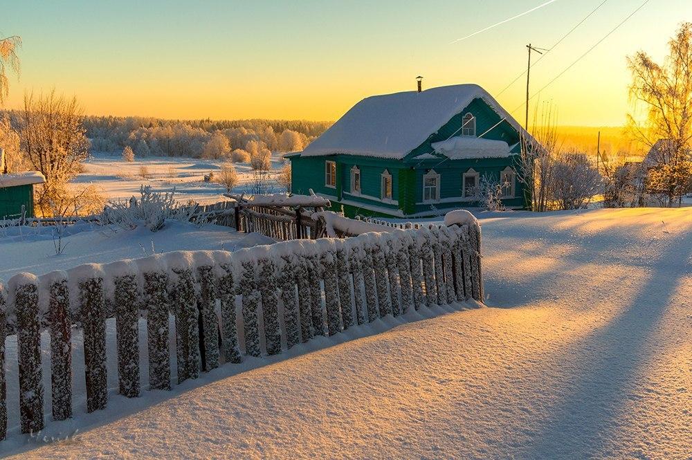 Зимний День В Деревне Картинки – Telegraph