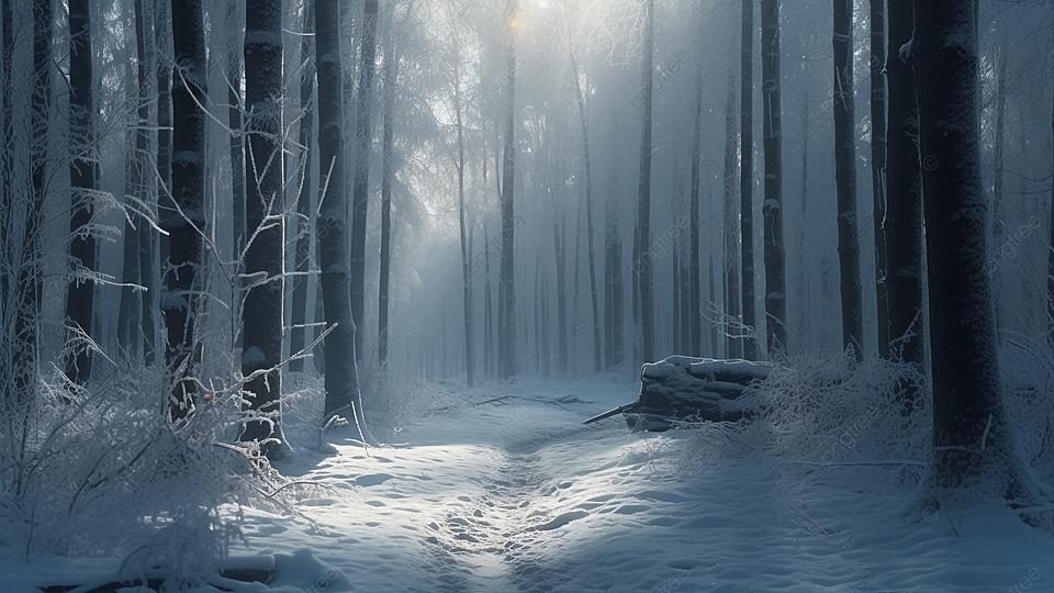 Зимний хвойный лес (55 фото) - 55 фото