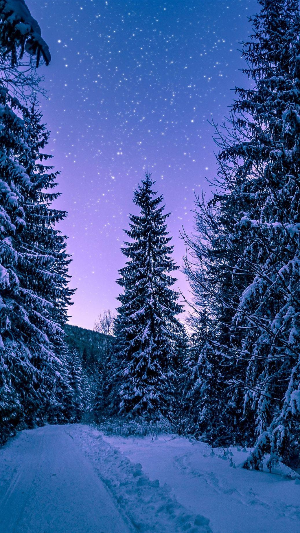 Картинки на экран телефона зима - 67 фото