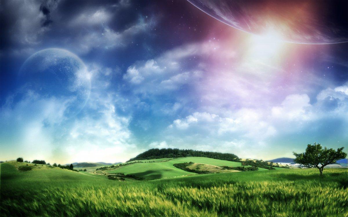 Небо и земля. :: Антонина Гугаева – Социальная сеть ФотоКто