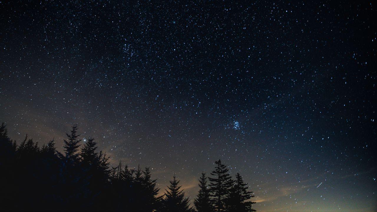 Звездное небо и млечный путь летней ночью. | Пикабу