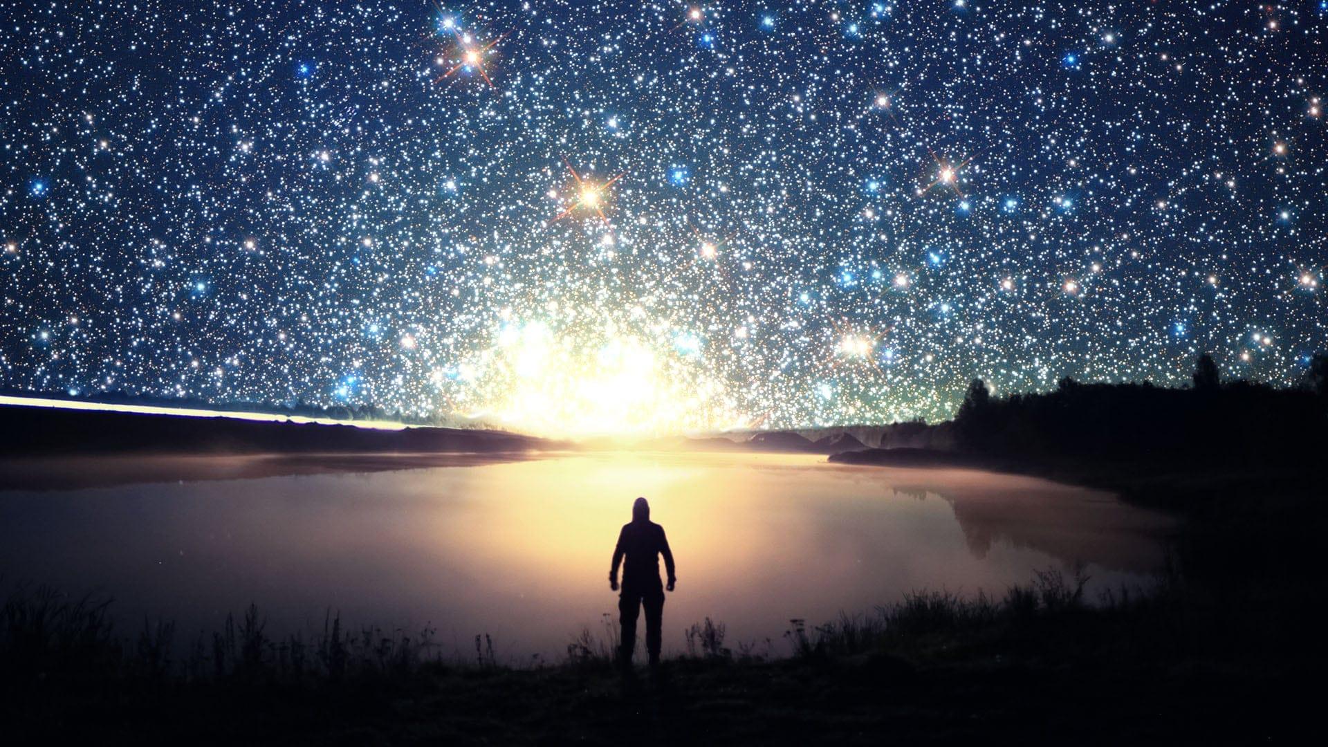 Ночное небо из 15 000 звезд | Пикабу