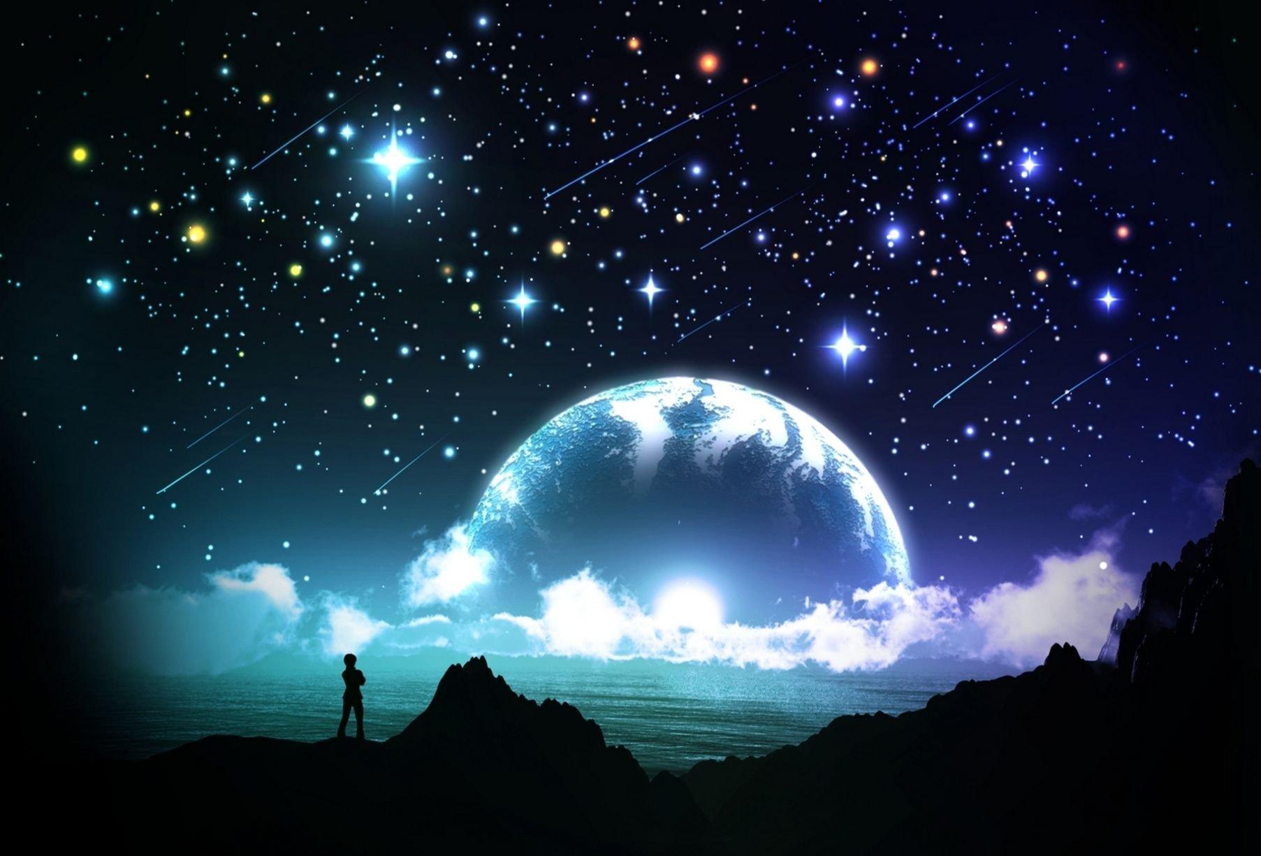 Ночное небо и звезды выше стоковое фото. изображение насчитывающей звезды -  133898058