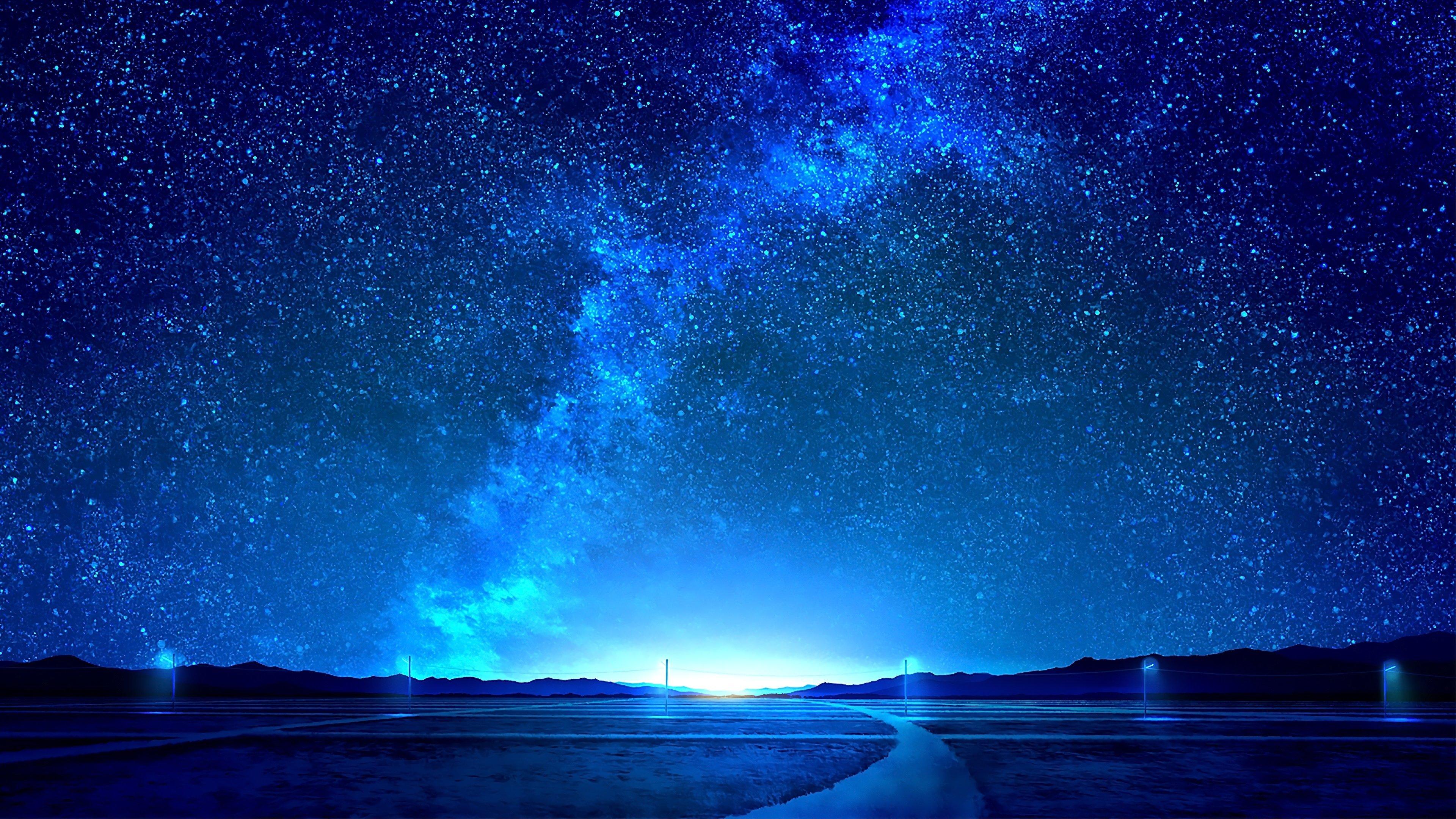 Цвета ночного неба над обсерваторией Серро-Тололо