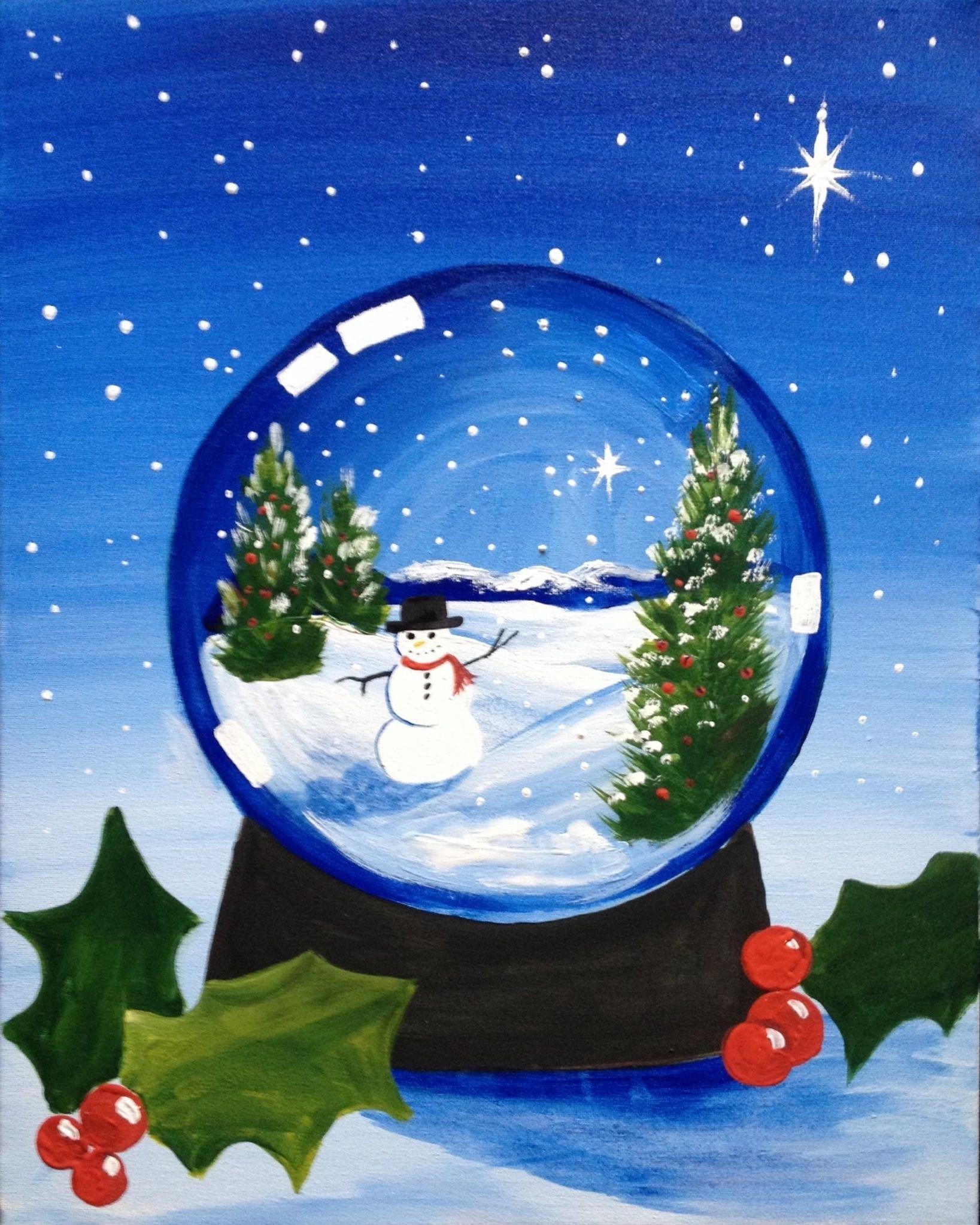 Обои новый год, огни, праздник, снег, зима, рождество, свеча, снеговик на  рабочий стол