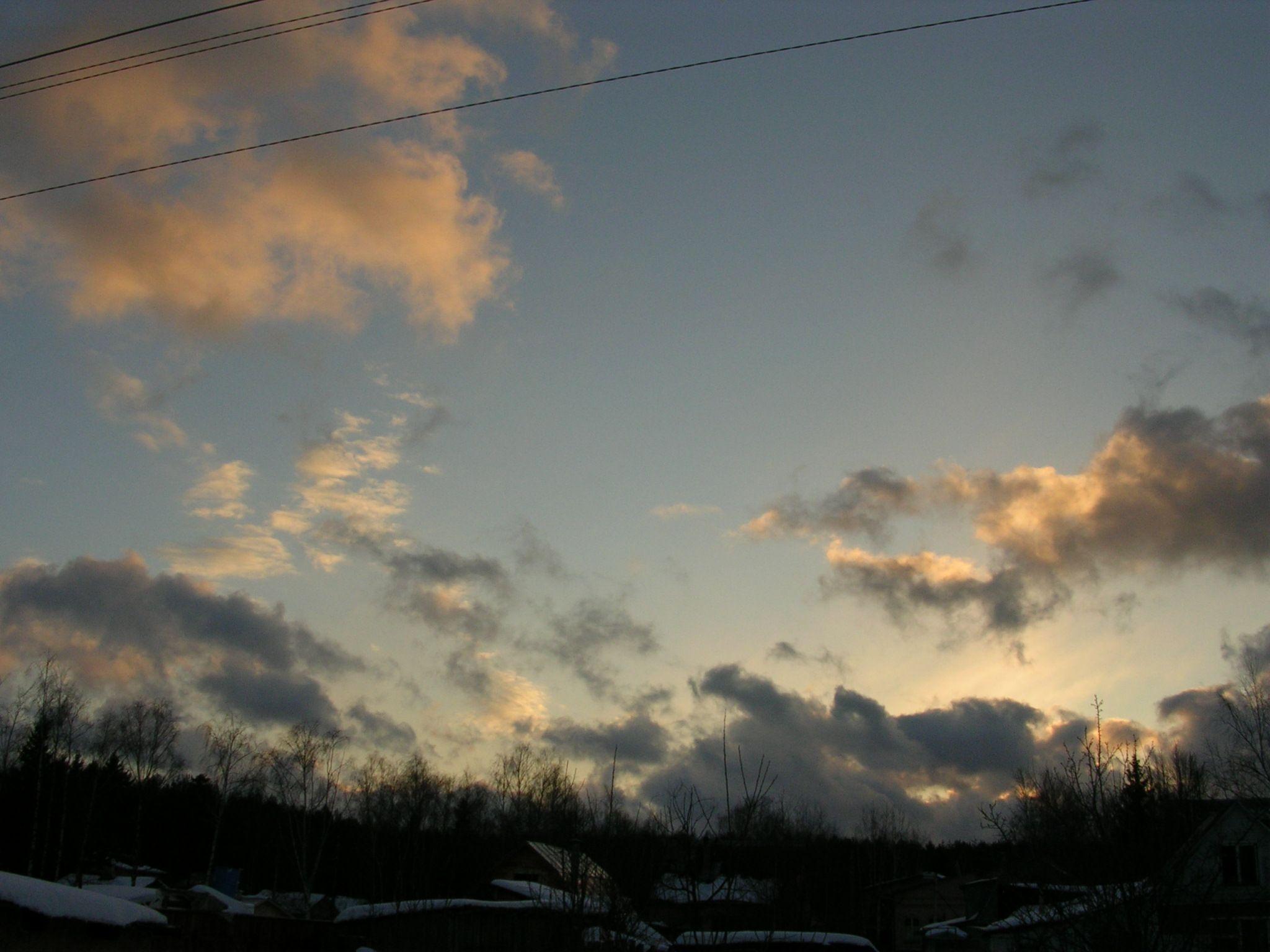 Осеннее небо :: Сергей Кудряшов – Социальная сеть ФотоКто
