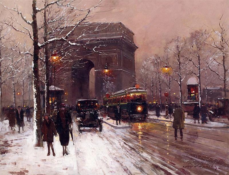 Картинки париж зимой фотографии