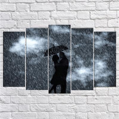 Милая Пара Фигуру Под Дождем — стоковые фотографии и другие картинки Дождь  - Дождь, Целовать, Пара - Человеческие взаимоотношения - iStock