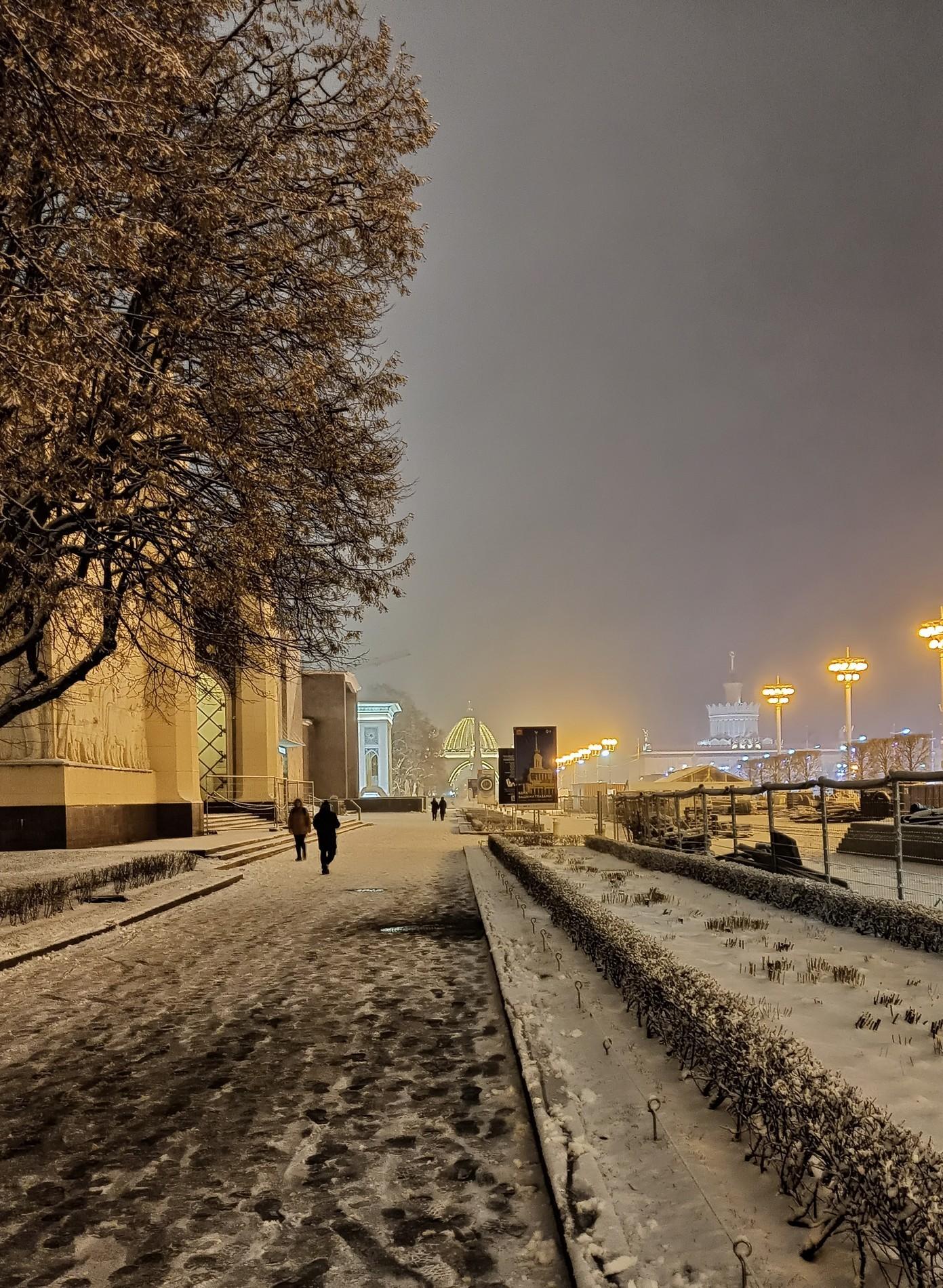 Первый снег. Photographer Aleksandr Kljuchenkow