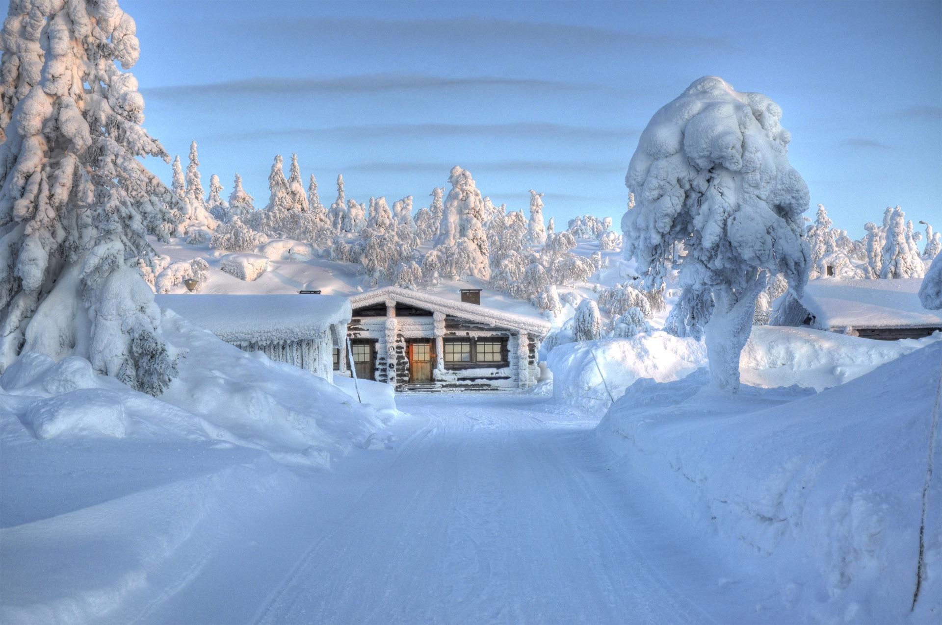 Зима в деревне по описанию …» — создано в Шедевруме