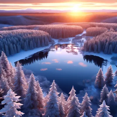 Картинки красота природы зимой (69 фото) » Картинки и статусы про  окружающий мир вокруг
